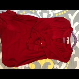 Red LOFT blouse